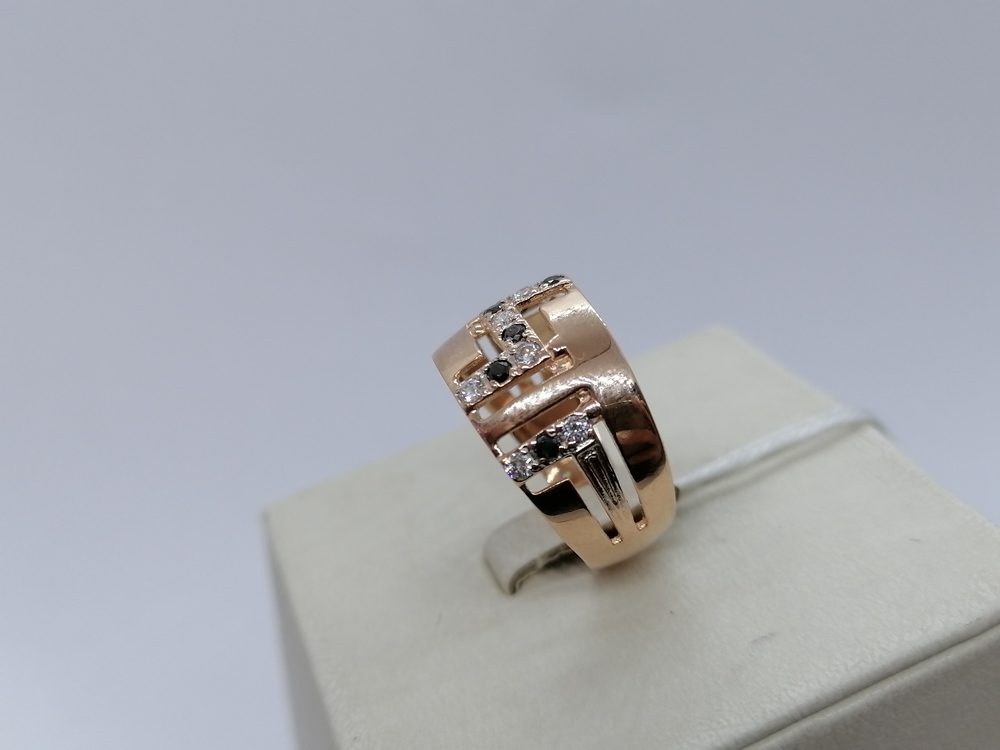 КОЛКМИ585 КОЛЬЦО С КАМНЯМИ (Au 585)