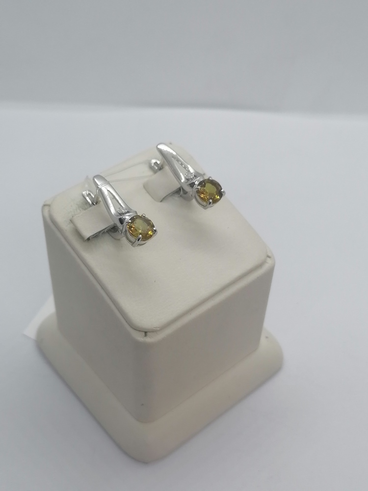 СЕРЬГИ БРИЛЛИАНТ (Ag 925)