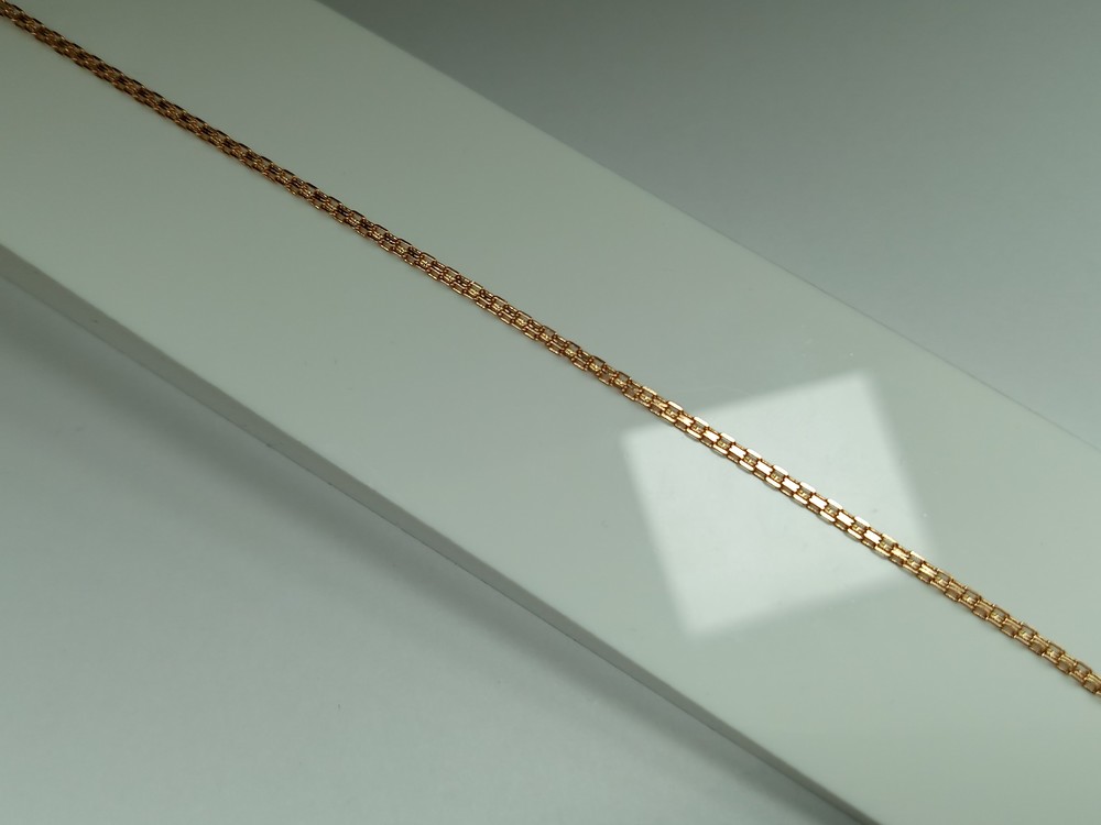 БЛБМ585 БРАСЛЕТ ПОЛНОВЕСНЫЙ Бисмарк машинный (Au 585)