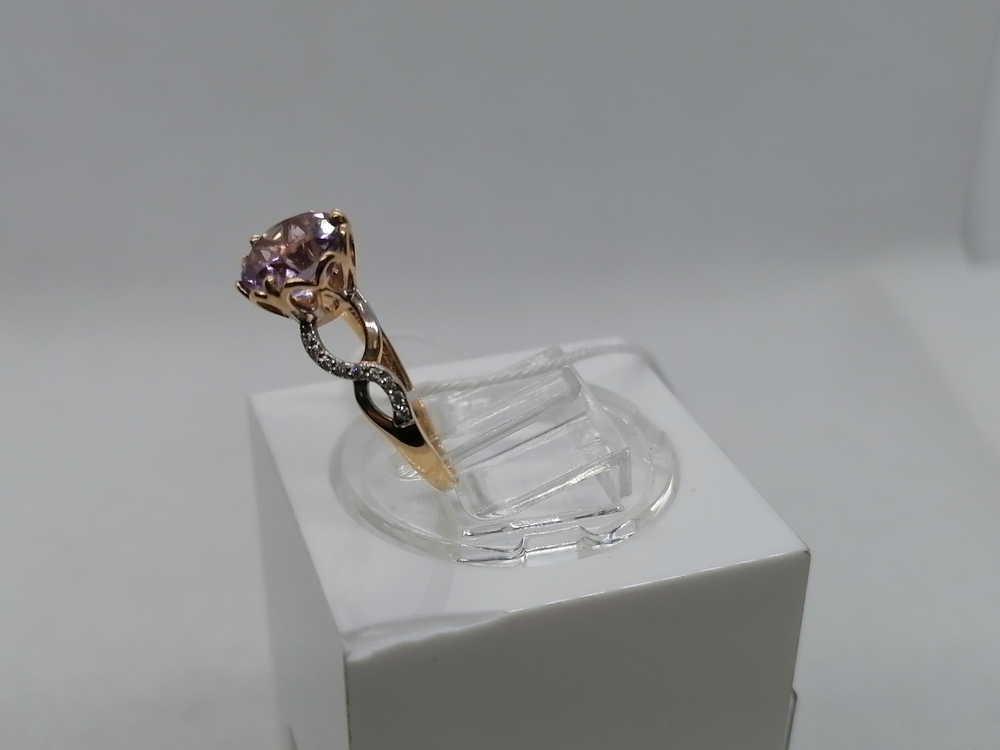 КОЛКМИ585 КОЛЬЦО С КАМНЯМИ (Au 585)