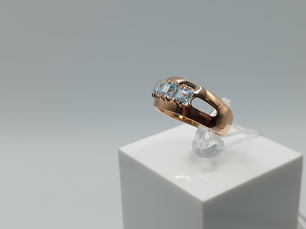 КОЛКМИ585 КОЛЬЦО С КАМНЯМИ (Au 585)