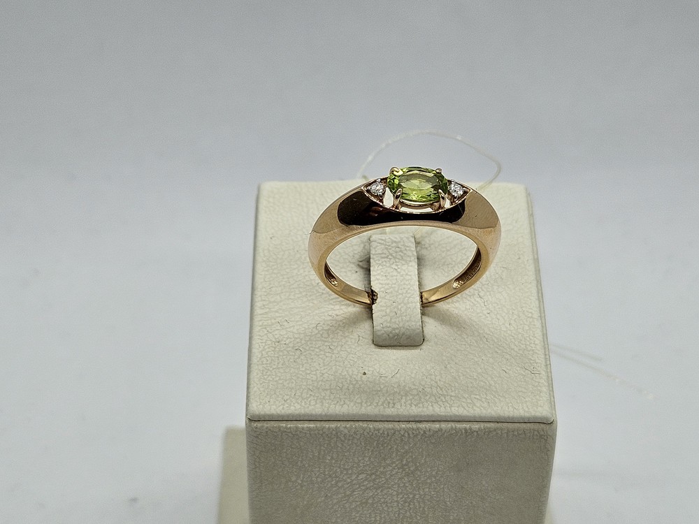 02-51-0354-05 КОЛЬЦО С КАМНЯМИ (Au 585)