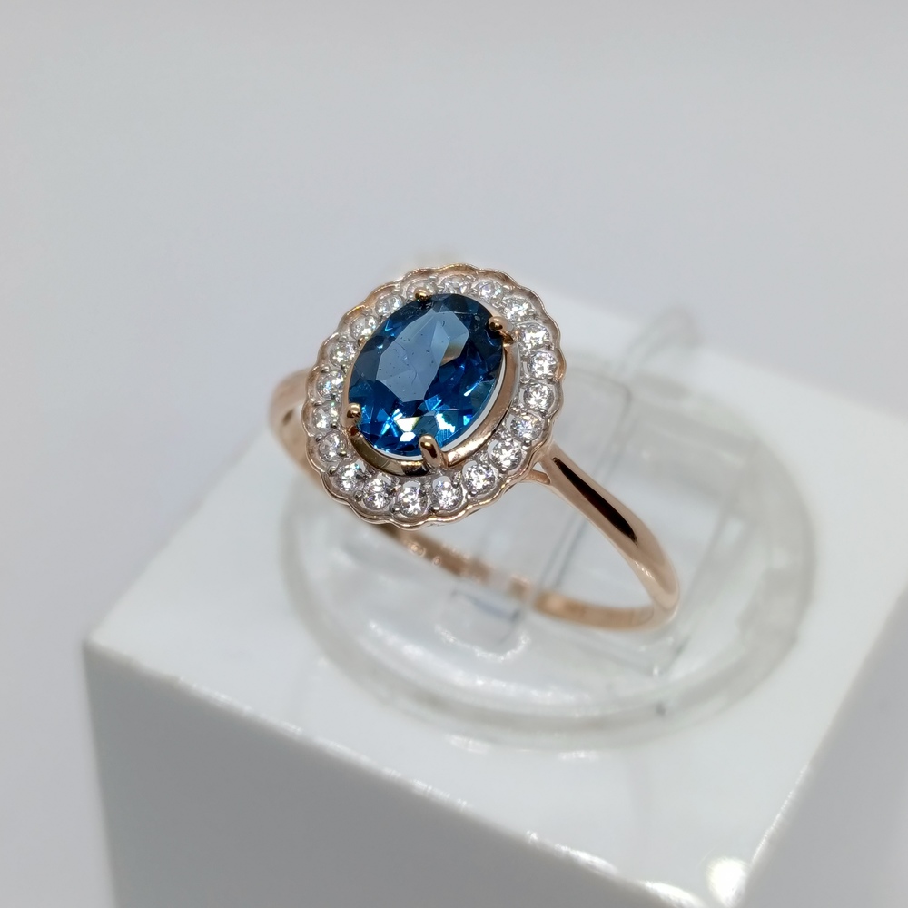 КОЛКМИ585 КОЛЬЦО С КАМНЯМИ (Au 585)