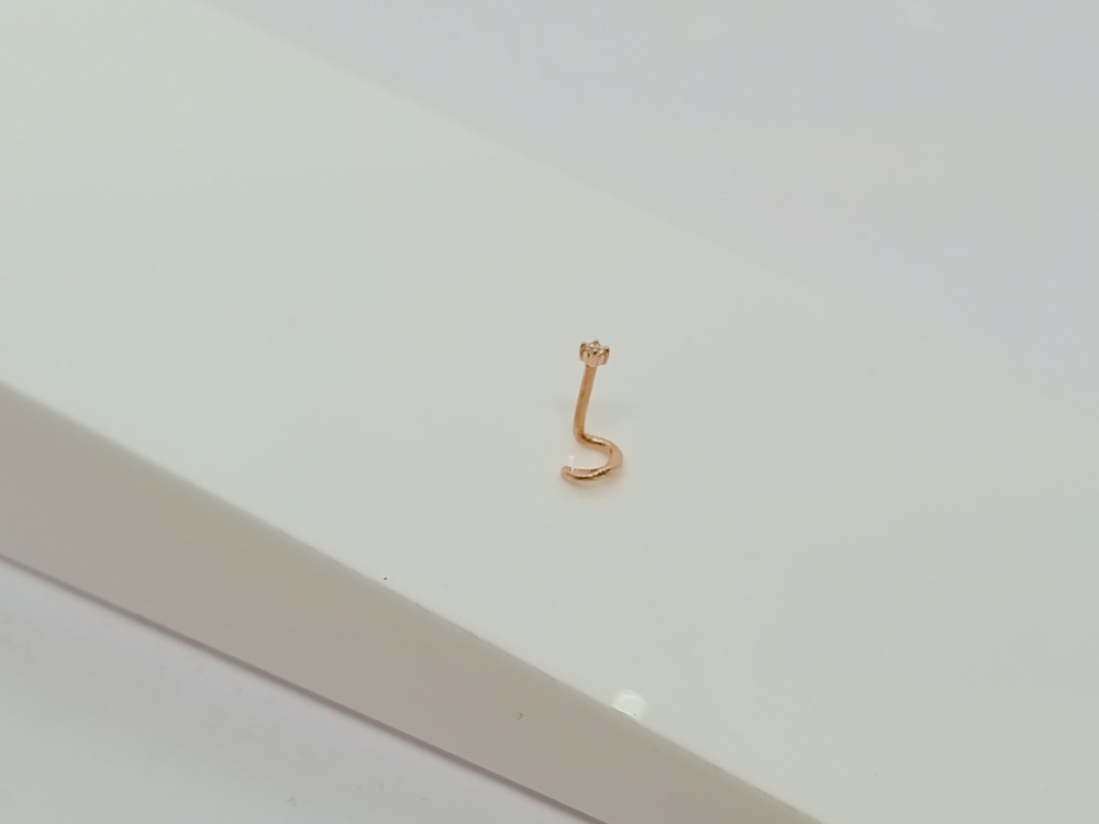 ПИРСИНГ В НОС без камня (Au 585)