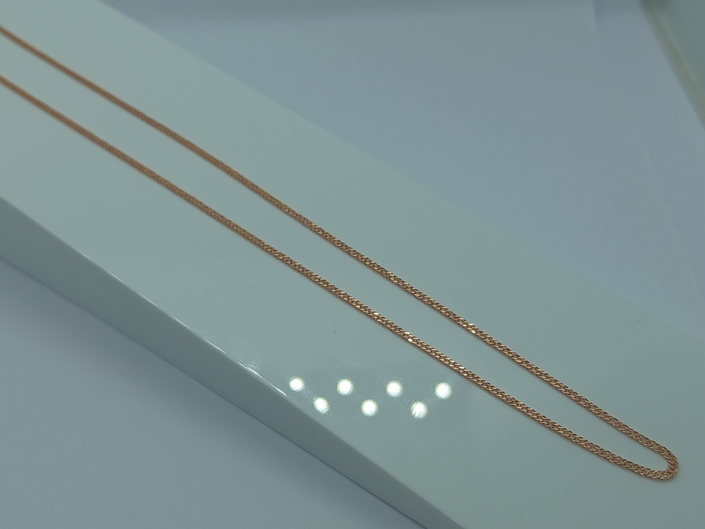 ЦЕПЬ ПОЛНОВЕСНАЯ Ромб двойной (Au 585)