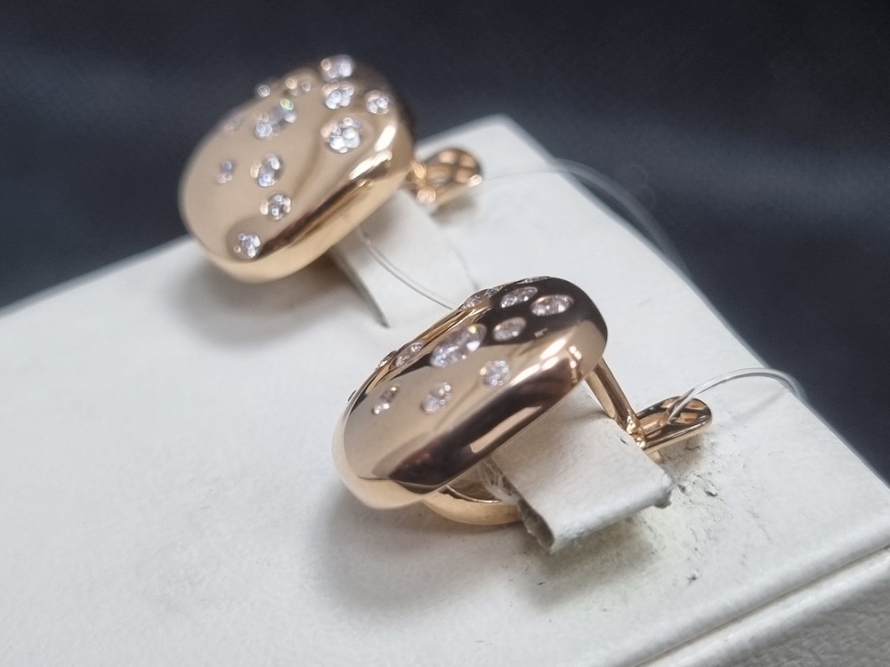 СЕРЬГИ С КАМНЯМИ (Au 585)