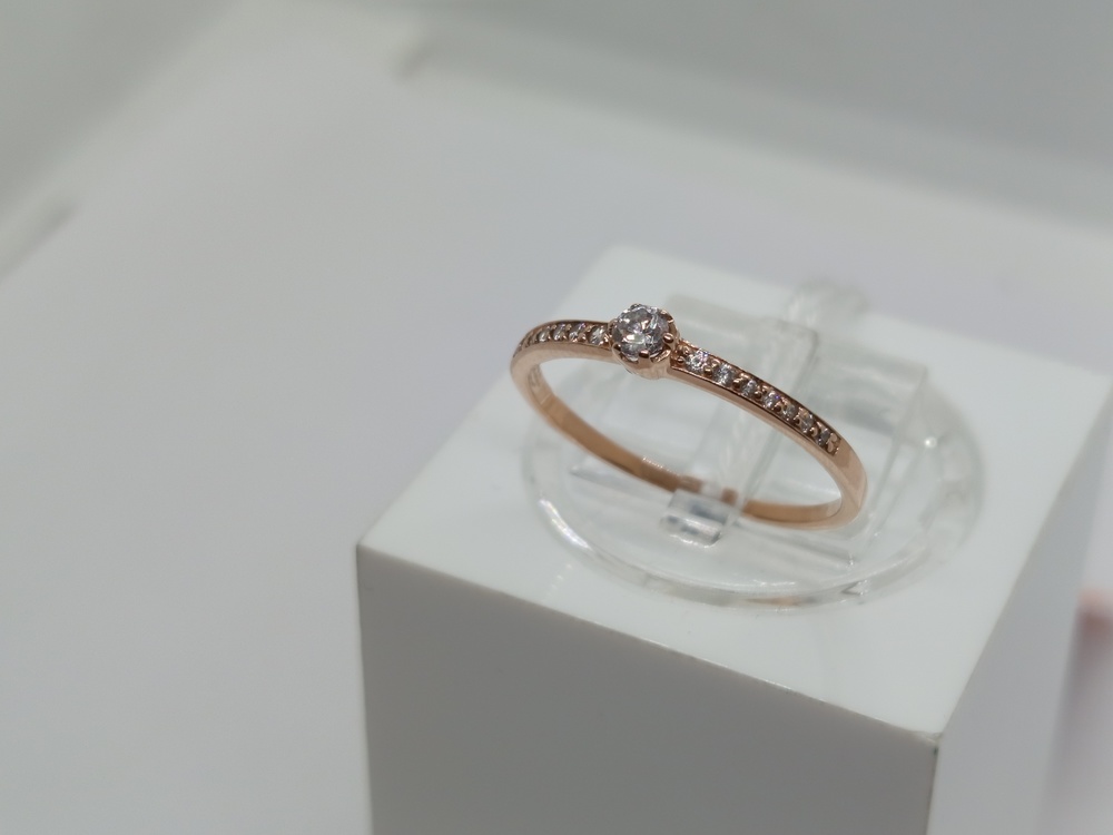 КОЛКМИ585 КОЛЬЦО С КАМНЯМИ (Au 585)