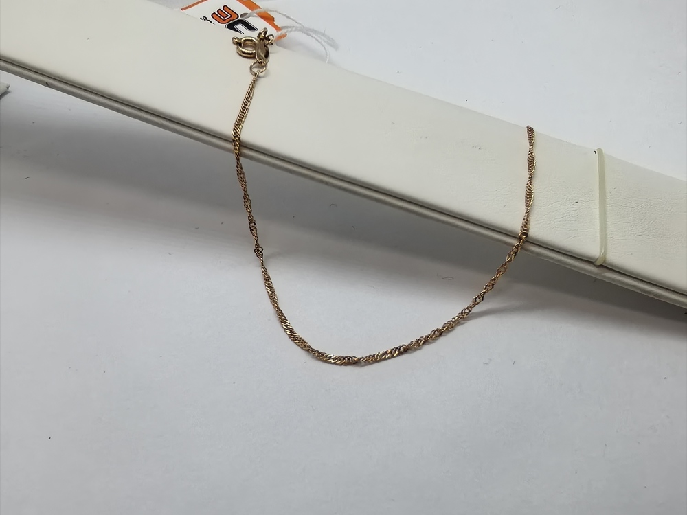 БРАСЛЕТ ПУСТОТЕЛЫЙ Сингапур Au 585