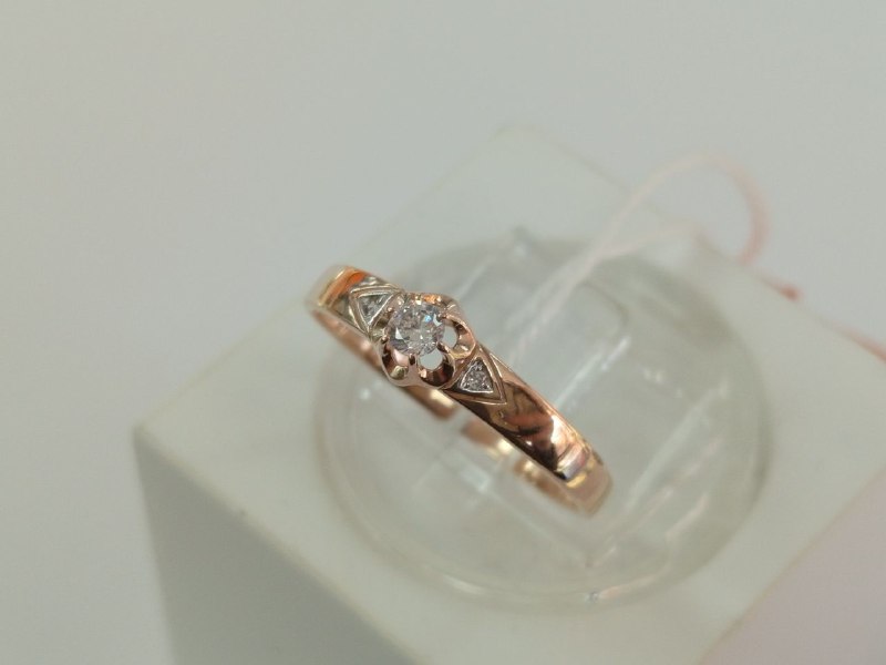 КОЛКМИ585 КОЛЬЦО С КАМНЯМИ (Au 585)