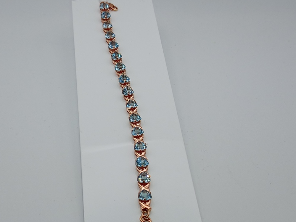 Б585 БРАСЛЕТ С КАМНЯМИ (Au 585)