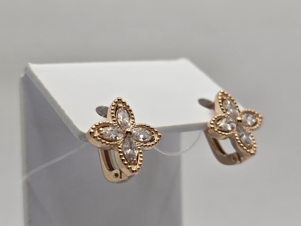 СЕРЬГИ С КАМНЯМИ (Au 585)