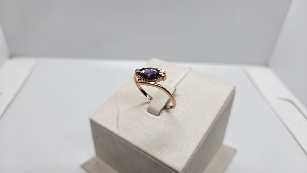 КОЛКМ585 КОЛЬЦО С КАМНЕМ (Au 585)