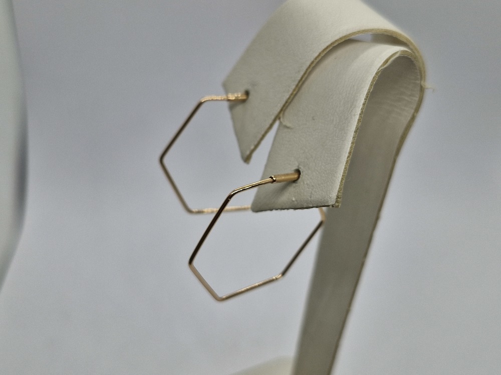 СЕРЬГИ КОНГО без камня (Au 585)