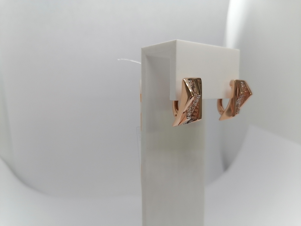 СЕРЬГИ С КАМНЯМИ (Au 585)