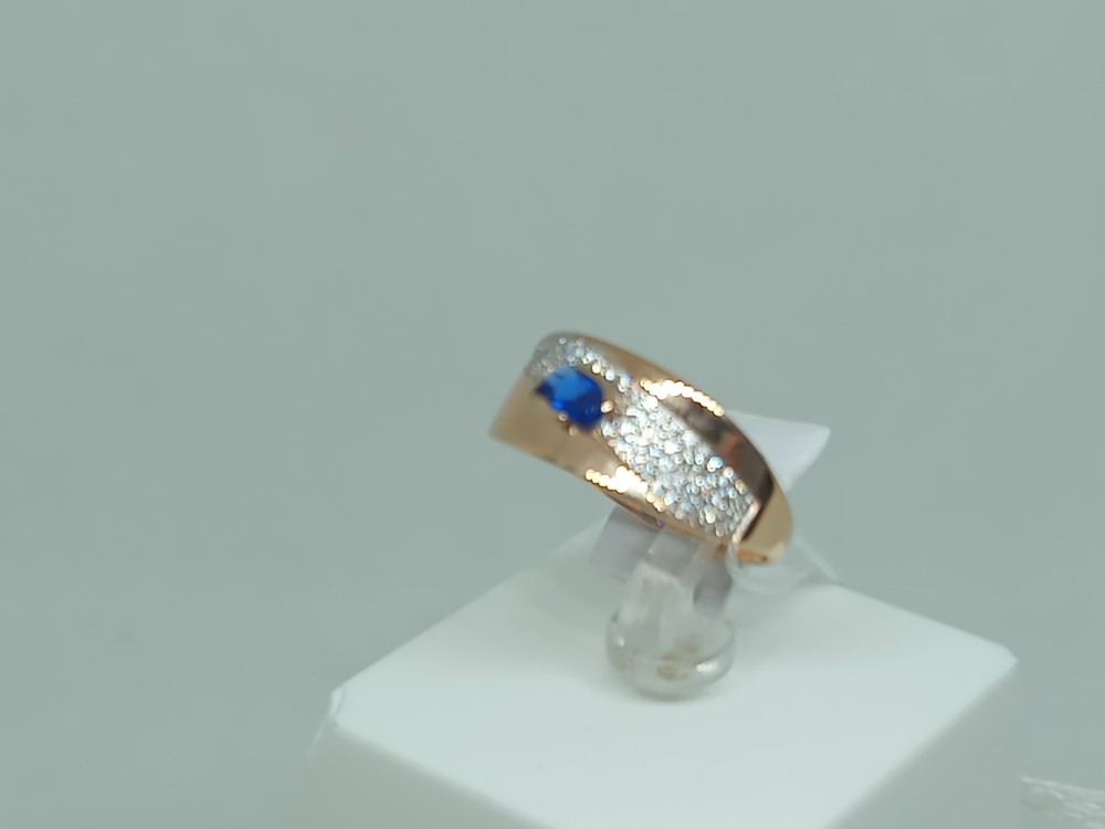 КОЛКМИ585 КОЛЬЦО С КАМНЯМИ (Au 585)
