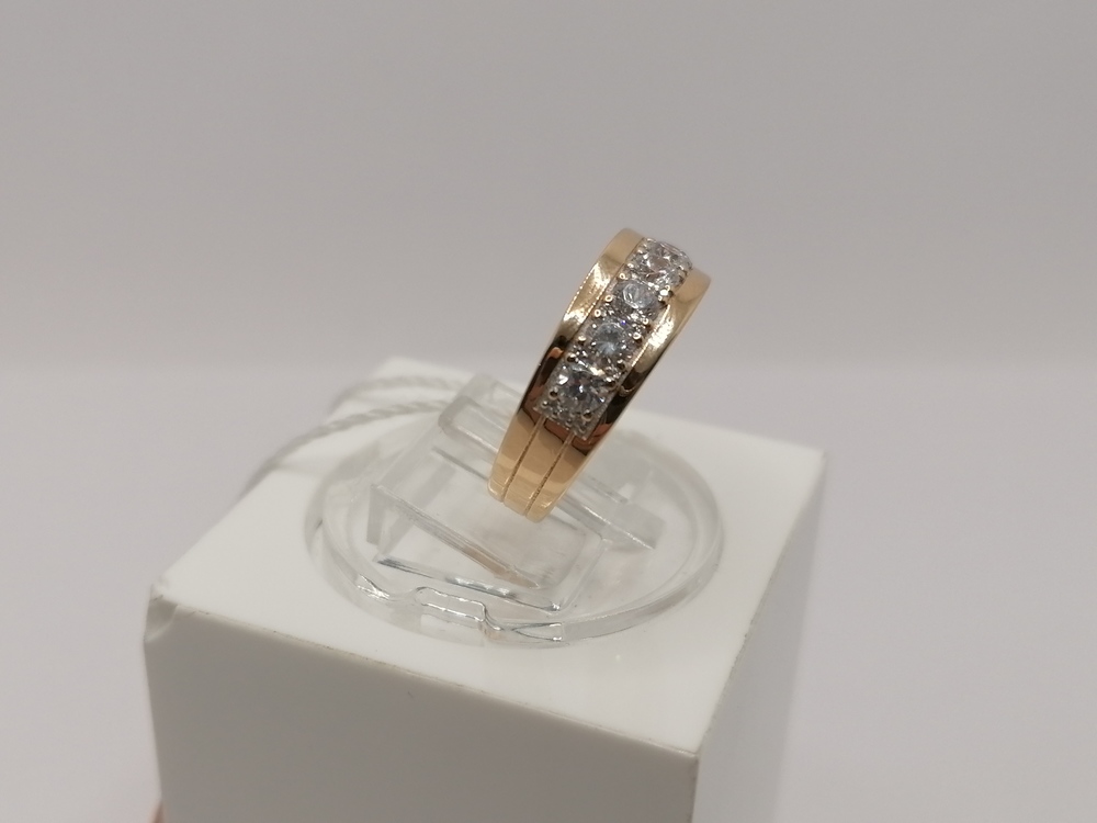 КОЛКМИ585 КОЛЬЦО С КАМНЯМИ (Au 585)