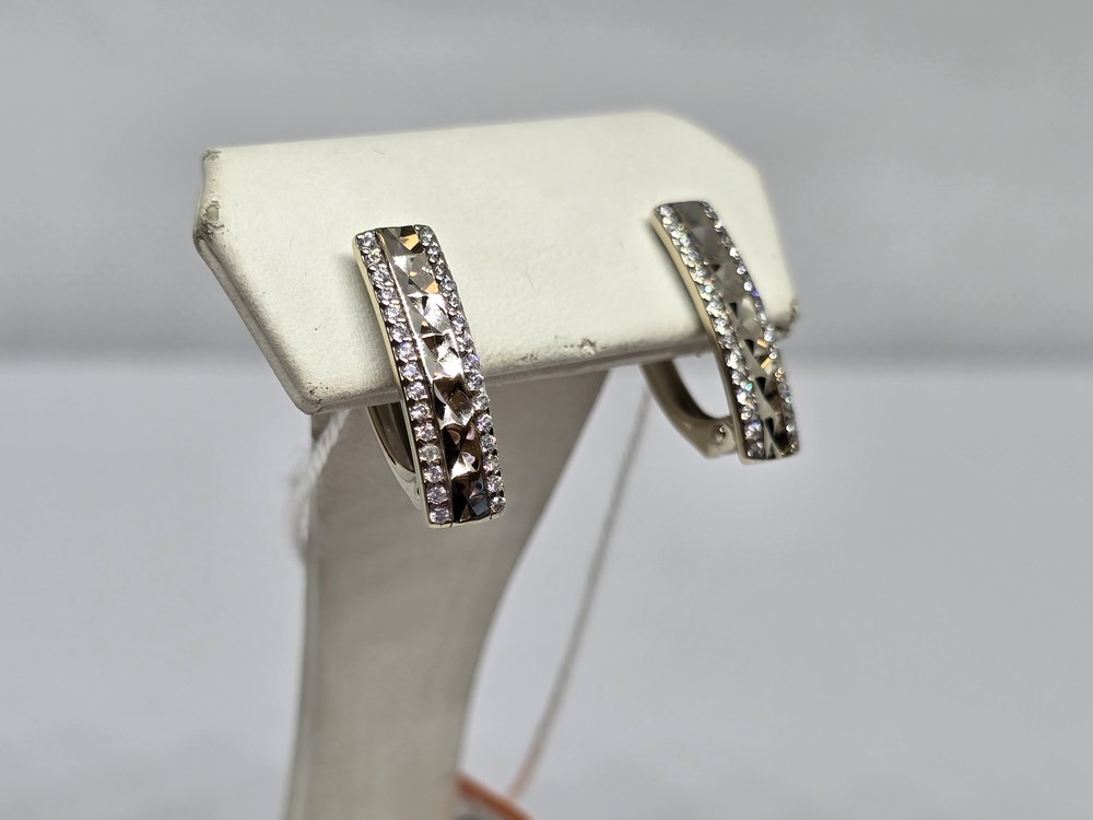 СКМИ585 СЕРЬГИ С КАМНЯМИ (Au 585)