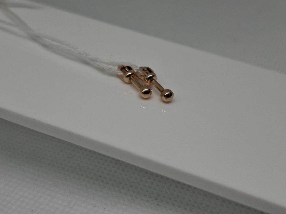 СПУС585 СЕРЬГИ ПУСЕТЫ (Au 585)