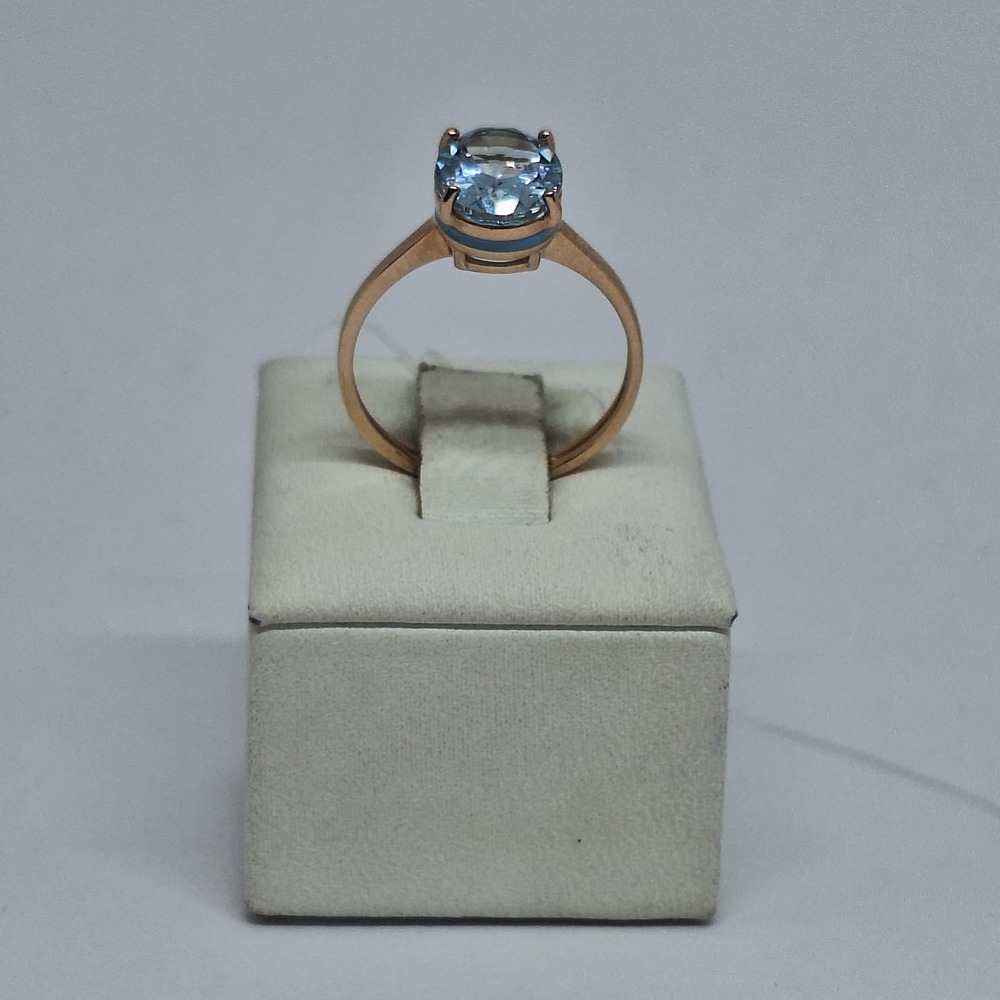 КОЛЬЦО С КАМНЕМ (Au 585)