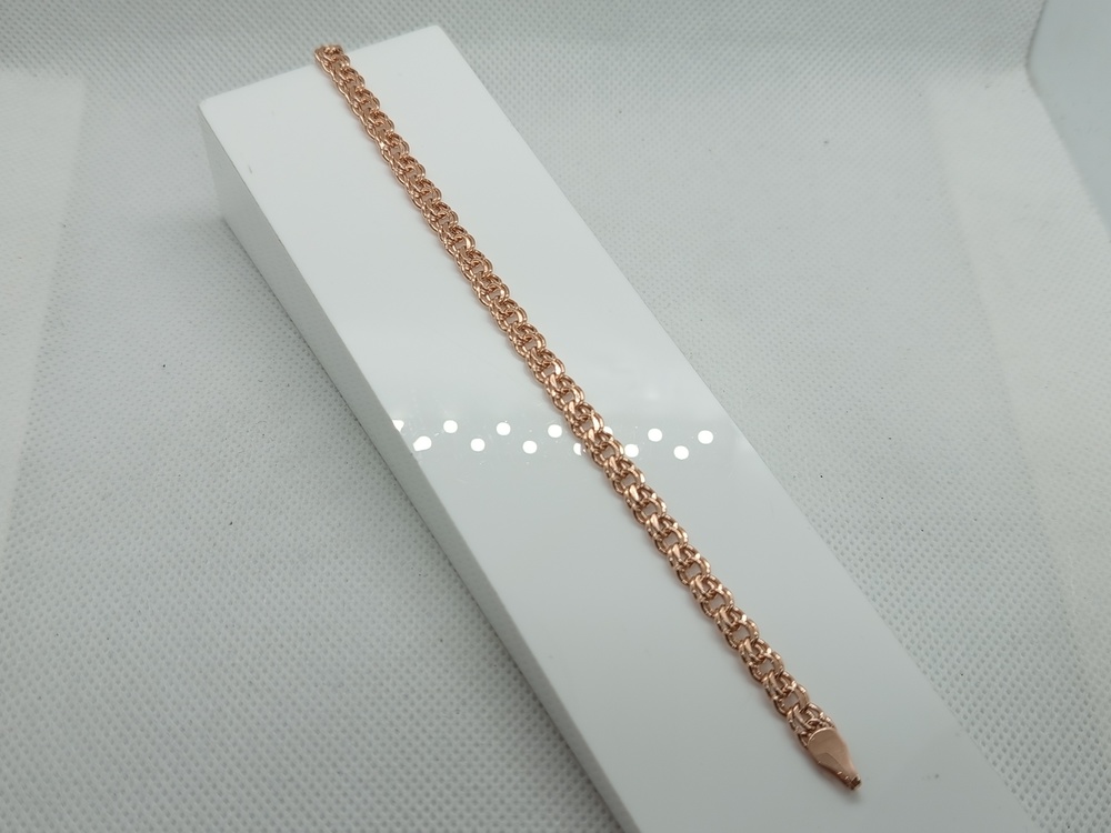 БРАСЛЕТ ПУСТОТЕЛЫЙ Бисмарк Au 585