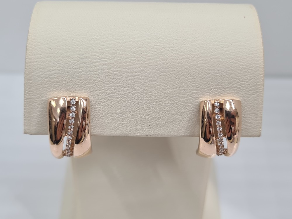 СЕРЬГИ С КАМНЯМИ (Au 585)