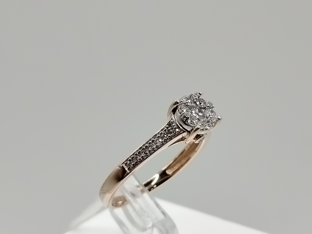 КОЛЬЦО БРИЛЛИАНТ Au 585