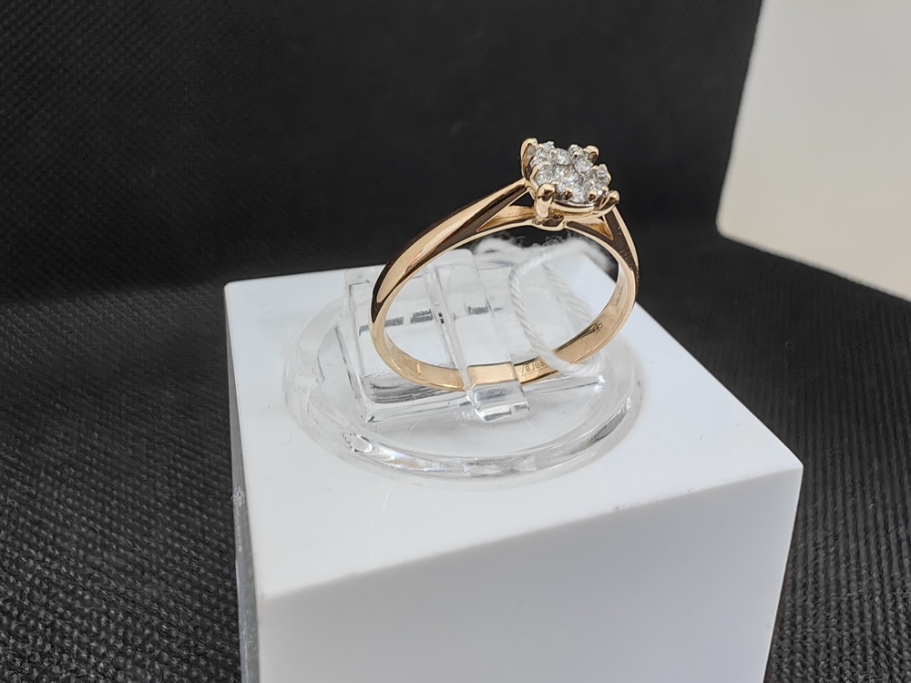 КОЛЬЦО БРИЛЛИАНТ Au 585