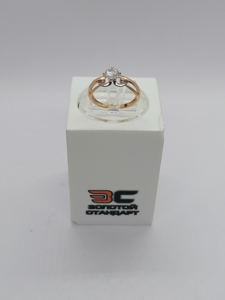КОЛКМ585 КОЛЬЦО С КАМНЕМ (Au 585)