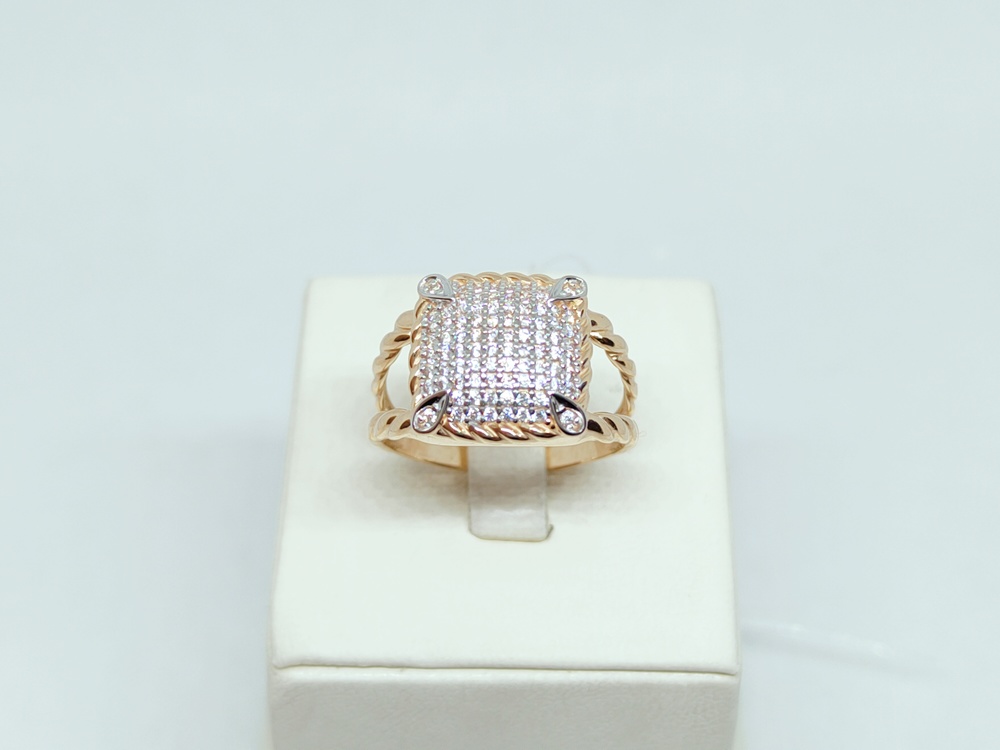 04-51-0819-00 КОЛЬЦО С КАМНЯМИ (Au 585)