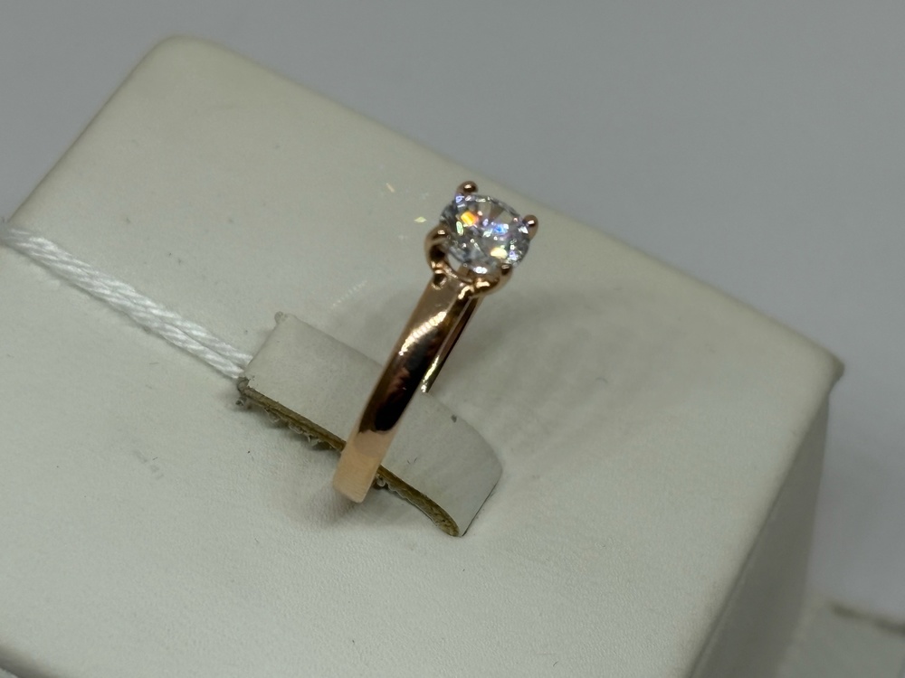 КОЛКМ585 КОЛЬЦО С КАМНЕМ (Au 585)