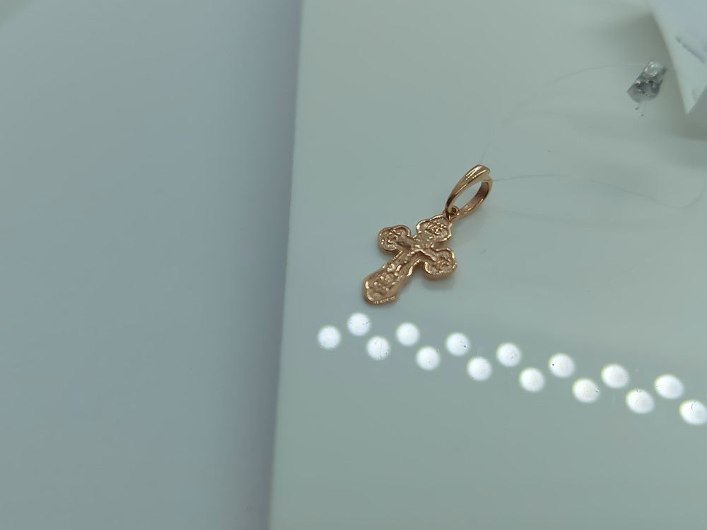 810-00123-10-00-00-00 ПОДВЕСКА КРЕСТ без камня (Au 585)