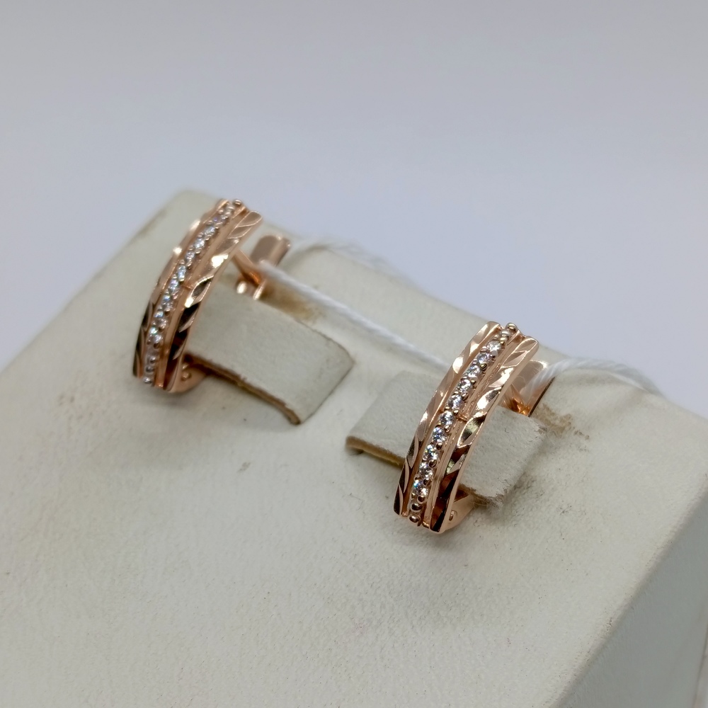 СЕРЬГИ С КАМНЯМИ (Au 585)