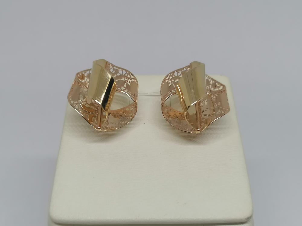 СЕРЬГИ БЕЗ КАМНЯ (Au 585)