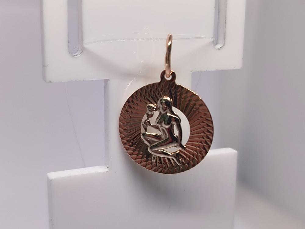 ПОДВЕСКА ЗНАК ЗОДИАКА ДЕВА (Au 585)