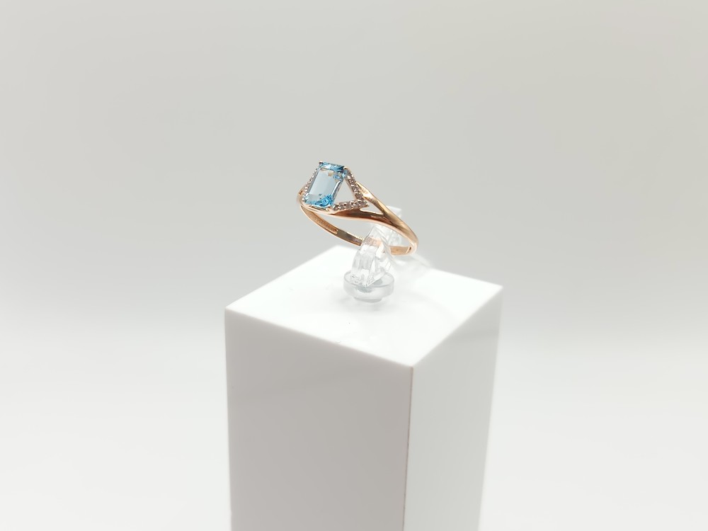 КОЛКМИ585 КОЛЬЦО С КАМНЯМИ (Au 585)