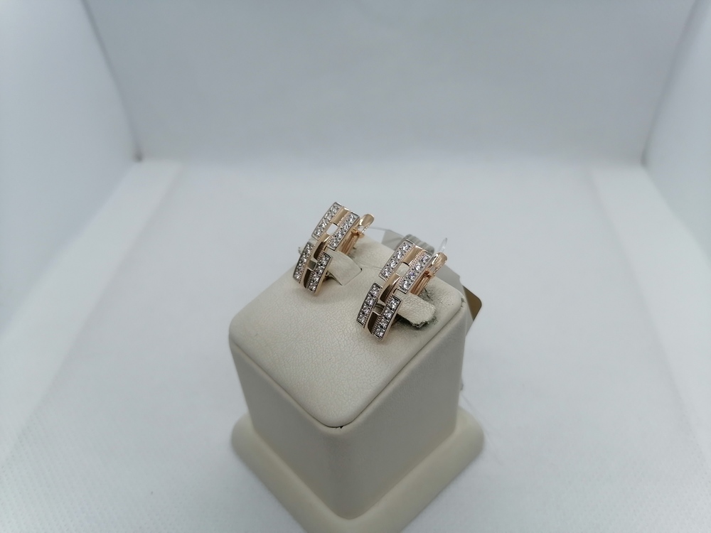 СЕРЬГИ С КАМНЯМИ (Au 585)