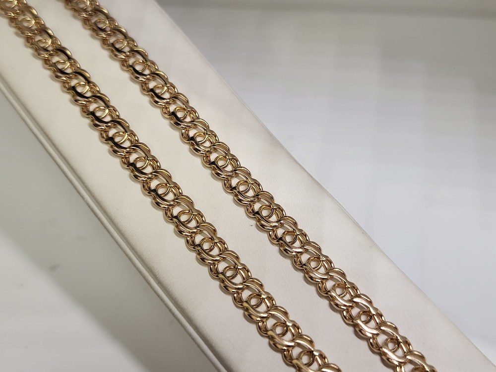 ЦЛБС585 ЦЕПЬ ПОЛНОВЕСНАЯ Бисмарк (Au 585)