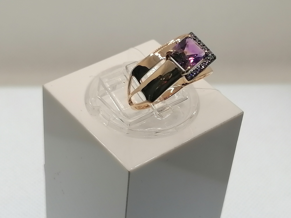 КОЛЬЦО АМЕТРИН (Au 585)