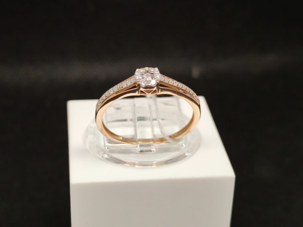 КОЛЬЦО БРИЛЛИАНТ Au 585