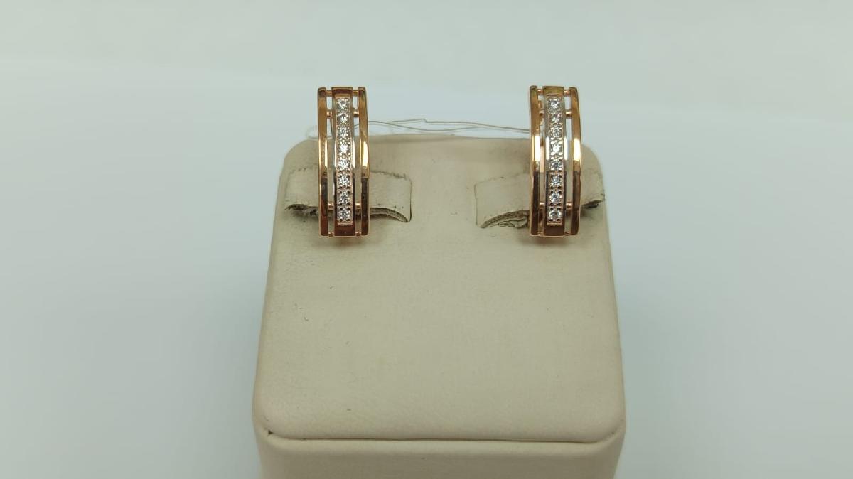 СЕРЬГИ С КАМНЯМИ (Au 585)