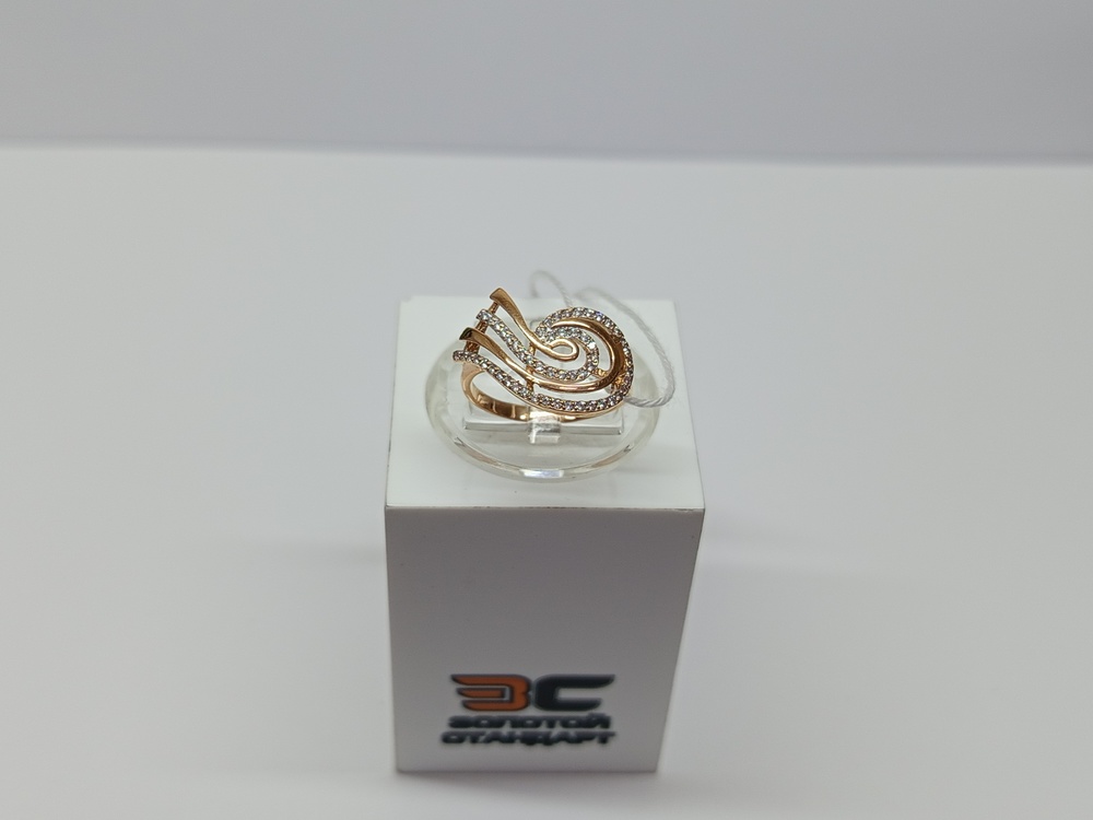 КОЛКМИ585 КОЛЬЦО С КАМНЯМИ (Au 585)