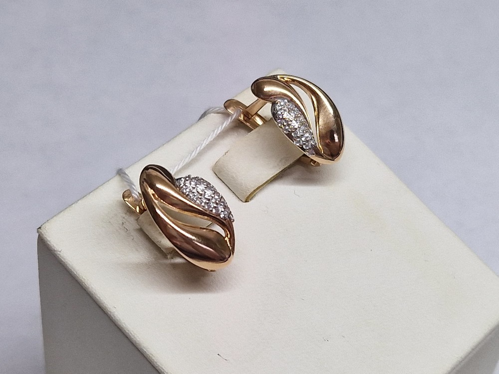 СКМИ585 СЕРЬГИ С КАМНЯМИ (Au 585) СКМИ585 СЕРЬГИ С КАМНЯМИ (Au 585)