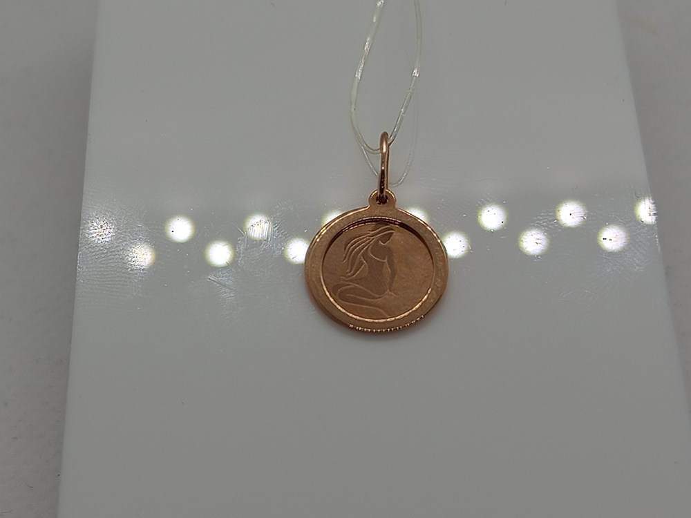 ПОДВЕСКА ЗНАК ЗОДИАКА ДЕВА (Au 585)