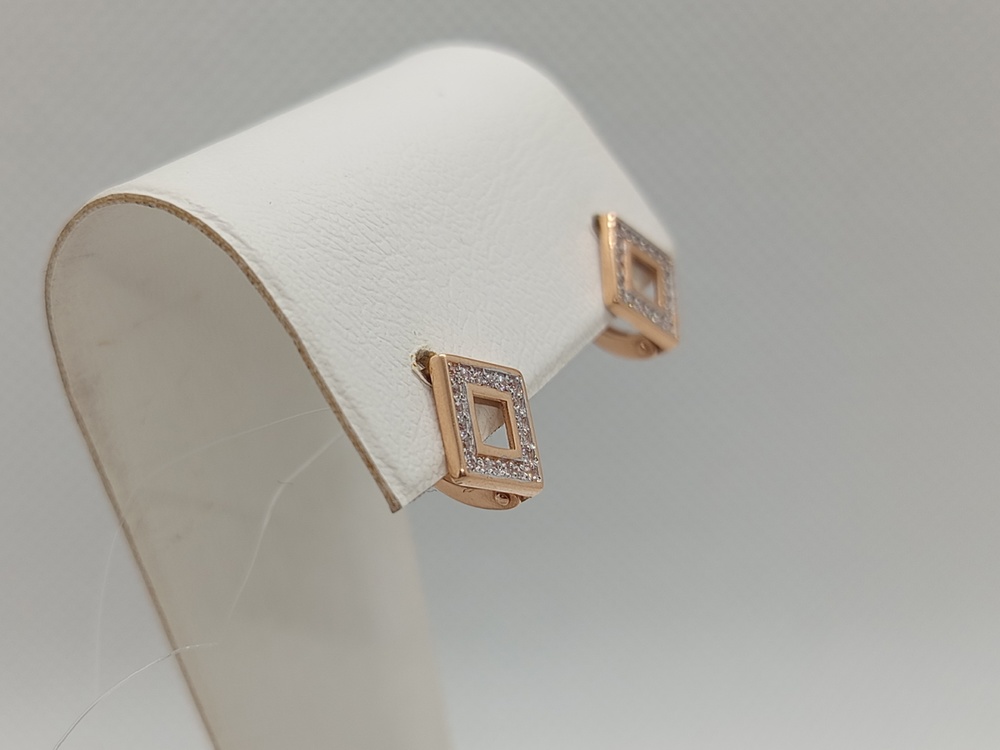 СЕРЬГИ С КАМНЯМИ (Au 585)