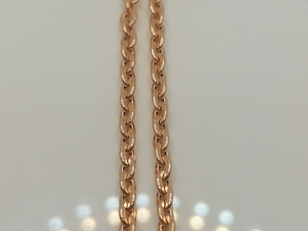 8080201П-60 ЦЕПЬ ПУСТОТЕЛАЯ Якорное (Au 585)