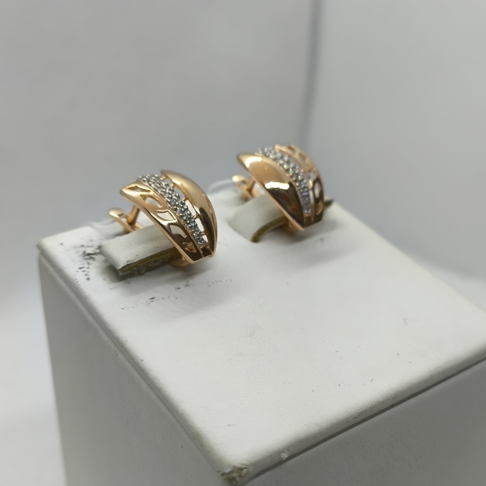 СЕРЬГИ С КАМНЯМИ (Au 585)