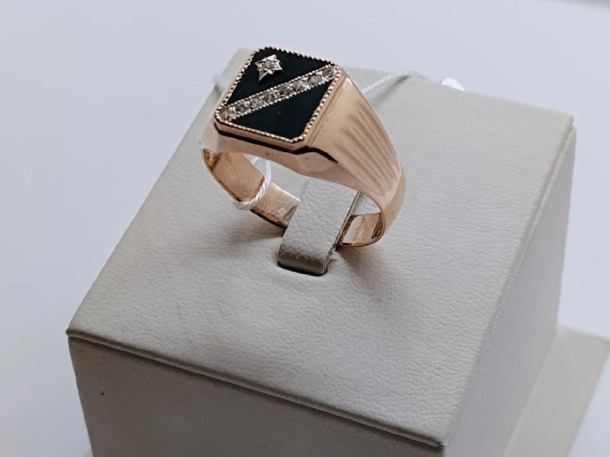 ПЕЧКМИ585 ПЕЧАТКА С КАМНЯМИ (Au 585)