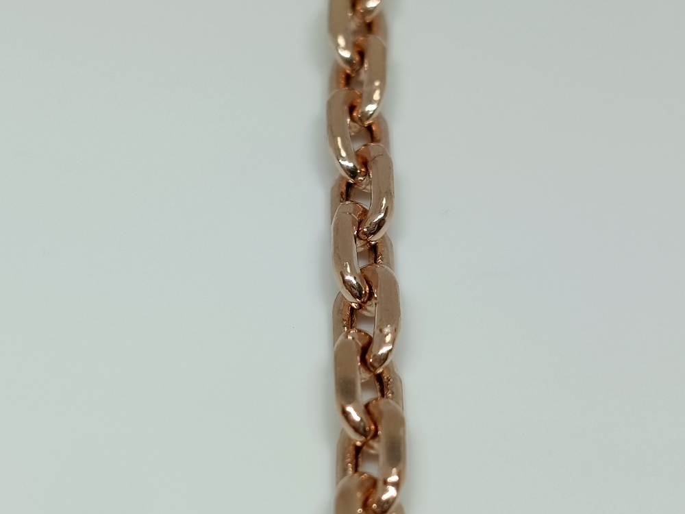 БРАСЛЕТ ПУСТОТЕЛЫЙ Якорное (Au 585)