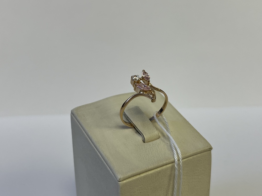 КОЛКМИ585 КОЛЬЦО С КАМНЯМИ (Au 585)