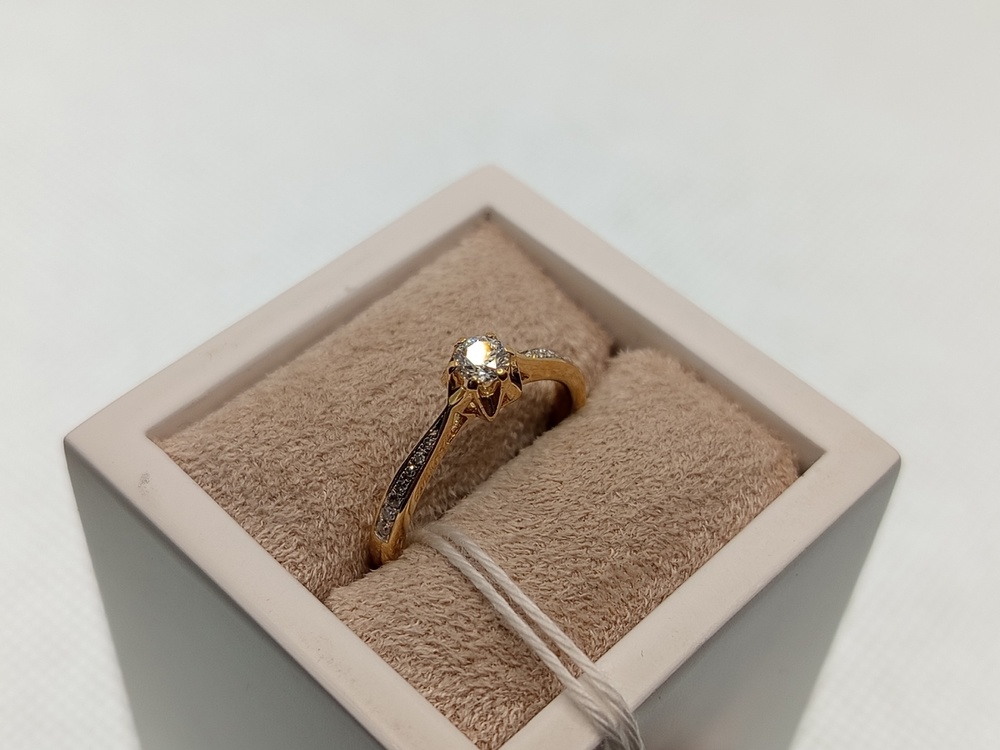 КОЛЬЦО БРИЛЛИАНТ Au 585